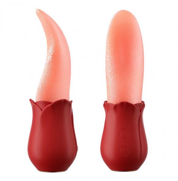 MizzZee - Tongue Dance Lover's Tongue Licker Vibrator (Chargeable - Red)